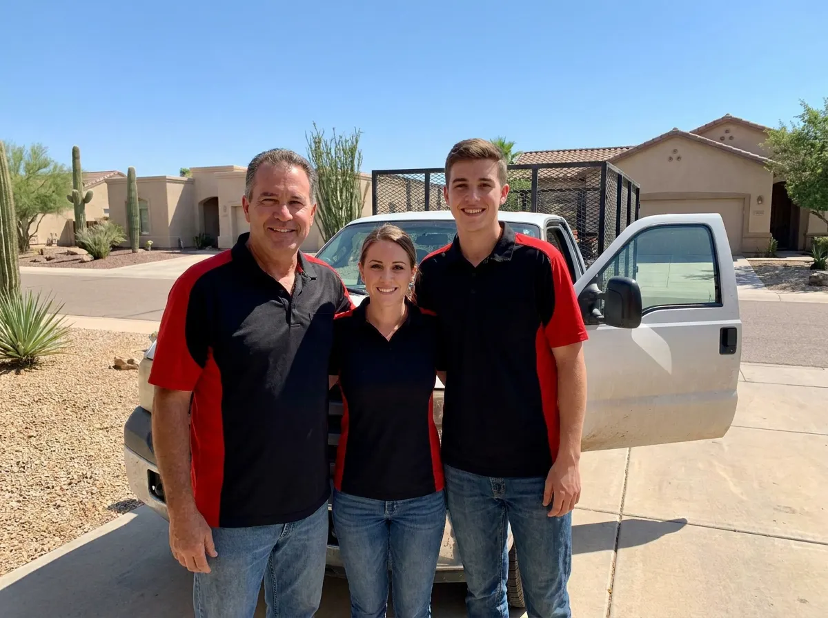 Top Notch Dumpster Rental dumpster rental team in Tucson, AZ